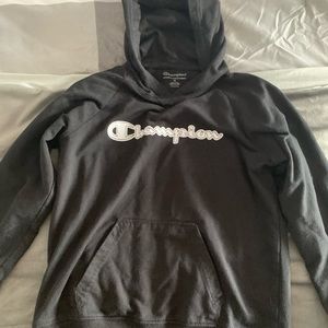 Black kids Champion authentic athletic wear hoodie